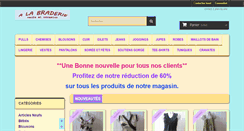 Desktop Screenshot of braderie.fr